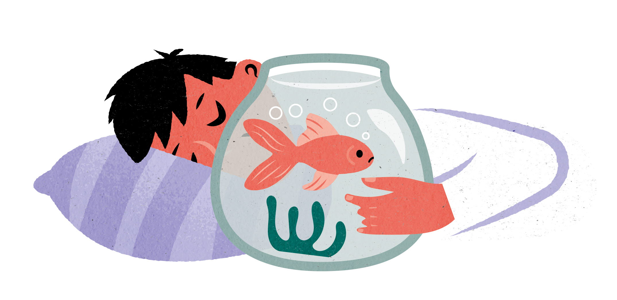 Illustration barn som sover