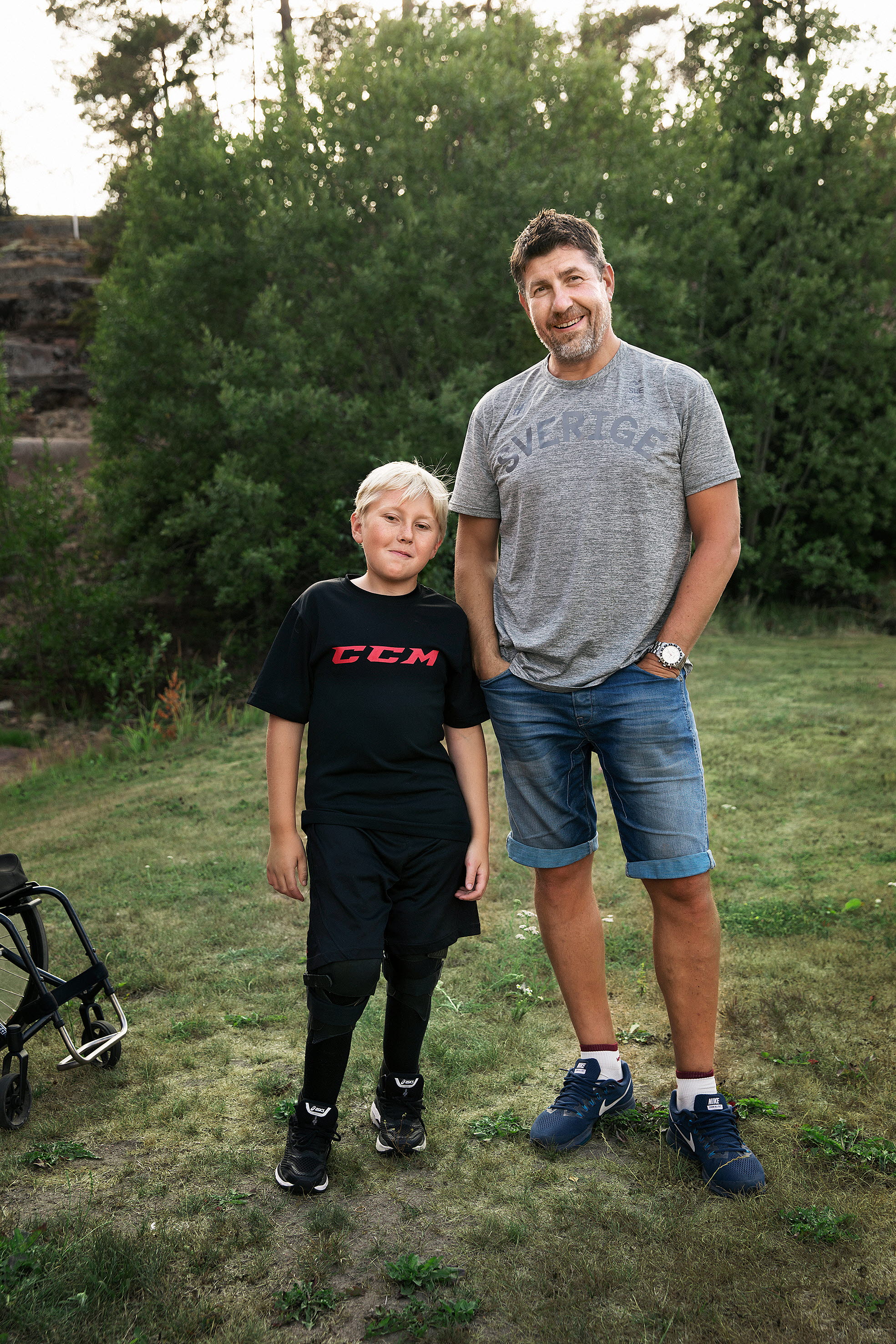Hugo och hans pappa